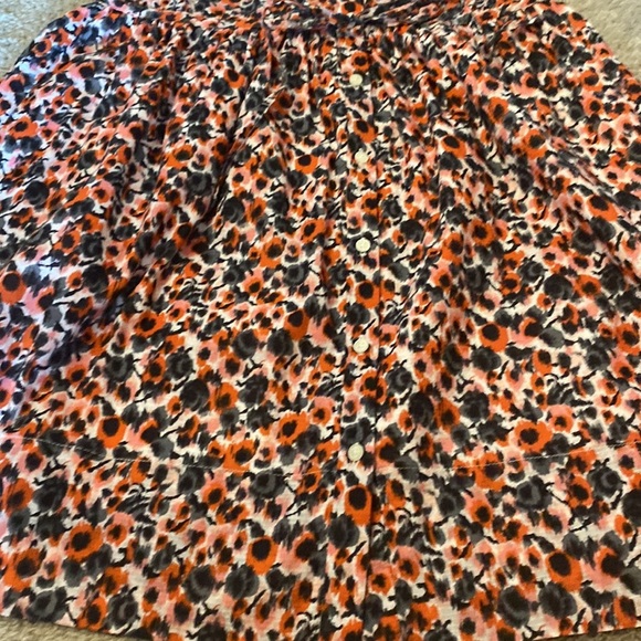 Gap Floral Tie Waist Dress Size 8 - Picture 4 of 5